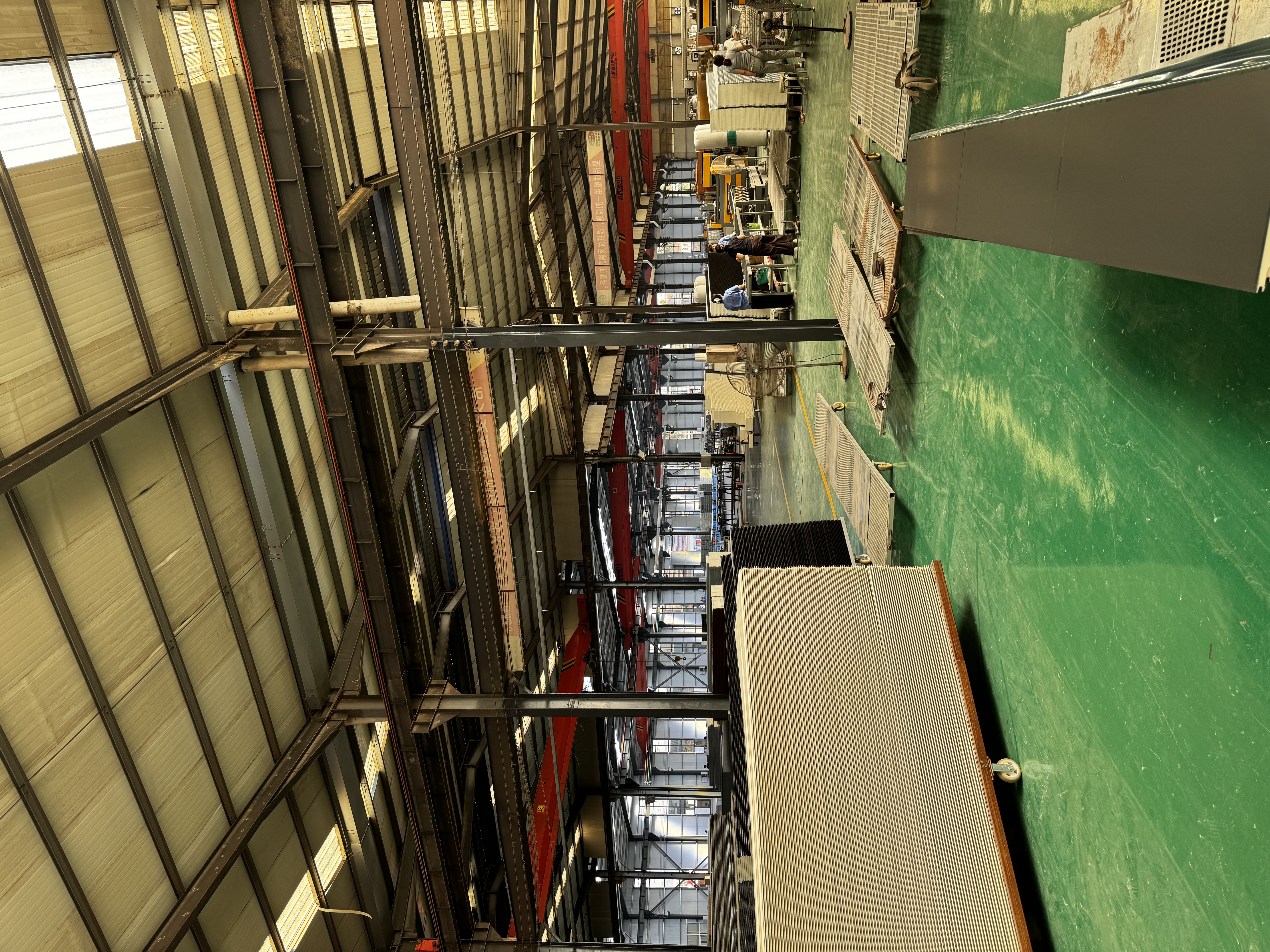 TopPeak factory team preparing wall panels for packing